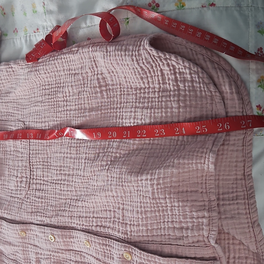 Madewell Gauze Shirt Button Down Color Pink Size Small - Picture 4 of 6